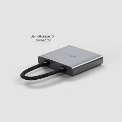 TP-Link UH3020C Dokovací stanice 1x USB-C na 3 porty s HDMI 4K při 60Hz, 100W PD, 1× USB-A