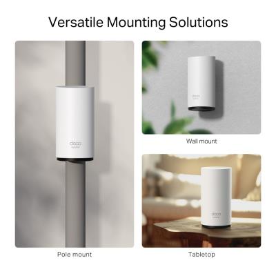 TP-Link Deco BE25 venkovní Mesh systém BE3600, WiFi 7, 688MBps na 2,4GHz, 2882 Mbps na 5GHz, 2x 2,5GLAN, 1ks v balení
