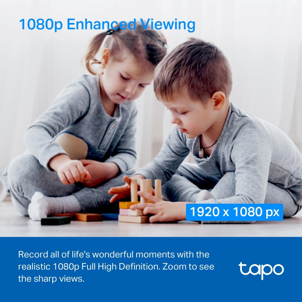 TP-Link Tapo C200C WiFi Kamera, 2MPx, 1920x1080, audio, IR 12m, SD karta