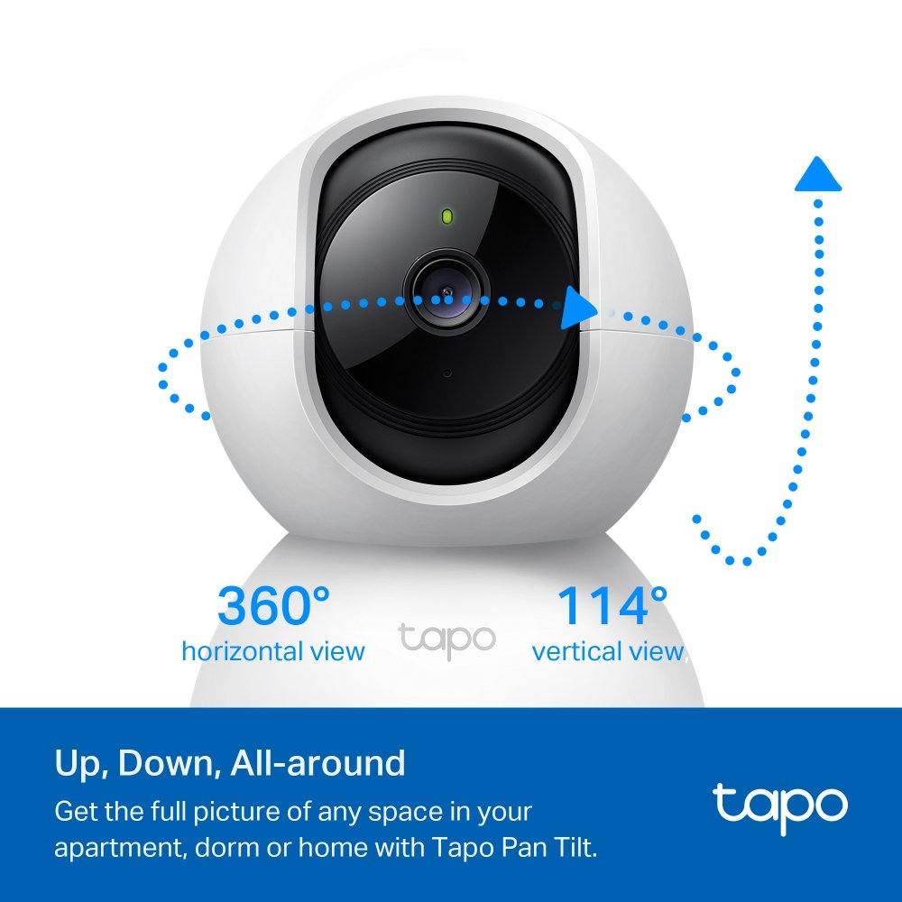 TP-Link Tapo C200C WiFi Kamera, 2MPx, 1920x1080, audio, IR 12m, SD karta