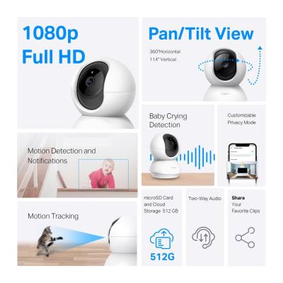 TP-Link Tapo C200C WiFi Kamera, 2MPx, 1920x1080, audio, IR 12m, SD karta