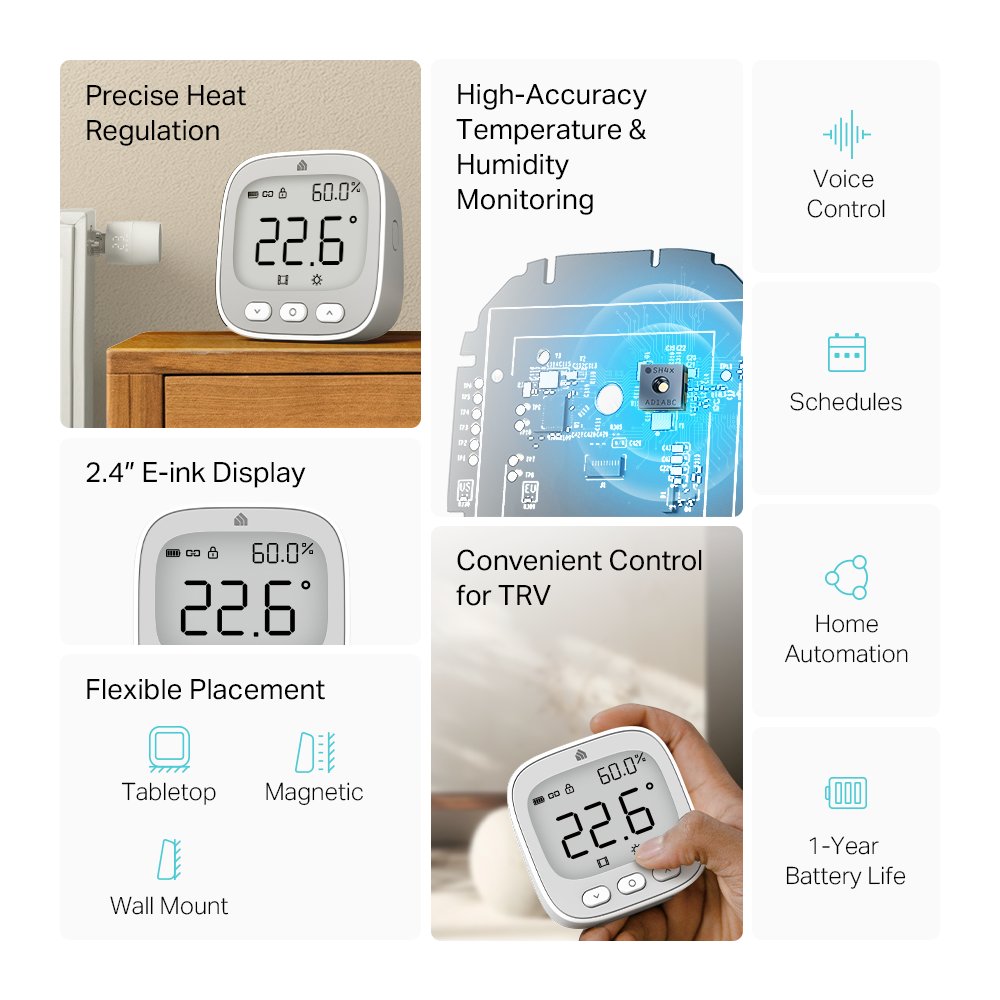TP-Link KE110 Kasa smart pokojový termostat