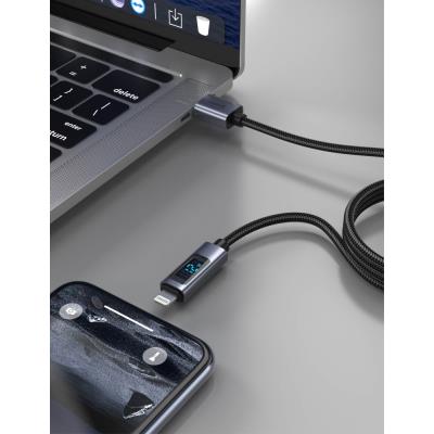 Swissten LCD kabel USB-A / lightning 1m