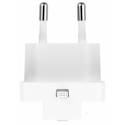 Swissten cestovní adaptér GaN USB-C + USB-A 45w výměnné vidlice (US, EU, UK) bílý