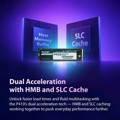 PATRIOT P410 1TB SSD / Interní / M.2 PCIe Gen4 x4 NVMe / 2280