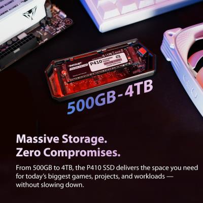 PATRIOT P410 2TB SSD / Interní / M.2 PCIe Gen4 x4 NVMe / 2280