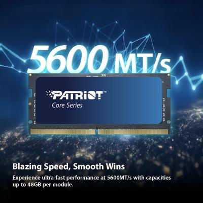 PATRIOT Core Series 32GB DDR5 5600MT/s / SO-DIMM / CL46 / 1,1V