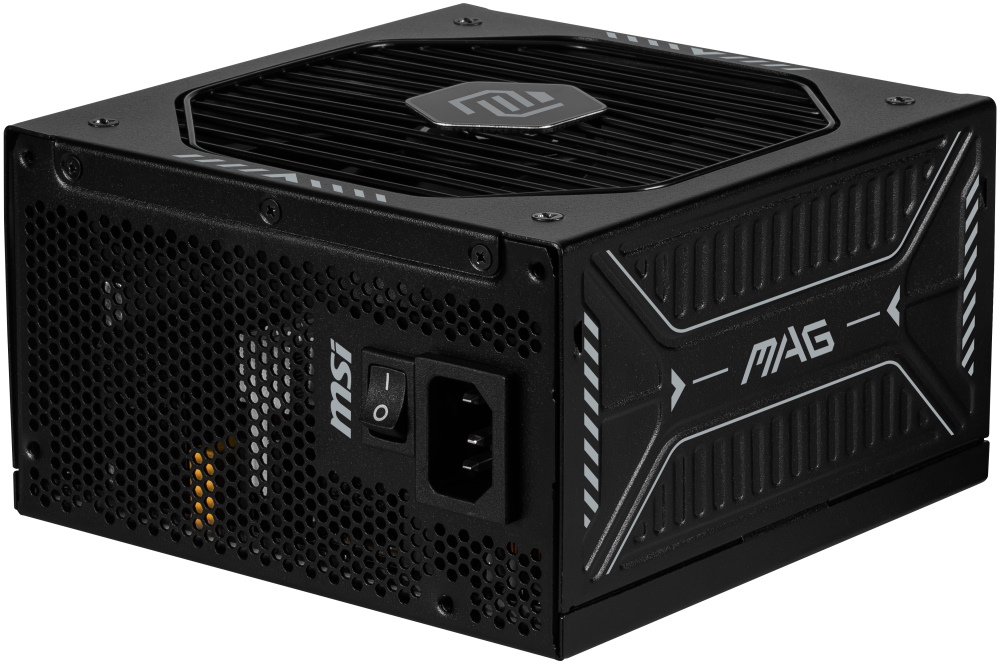 MSI zdroj MAG A850GLS PCIE5/ 850W/ ATX3.1/ akt. PFC/ 7 let celk. záruka/ 135mm fan/ modulární kabeláž/ 80PLUS Gold