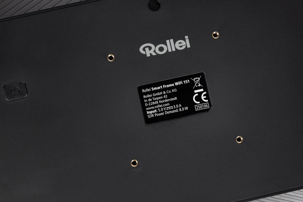 Rollei fotorámeček WiFi 151/ úhlopříčka 15.6"/ 32GB/ 2W/ Frameo APP/ Černý