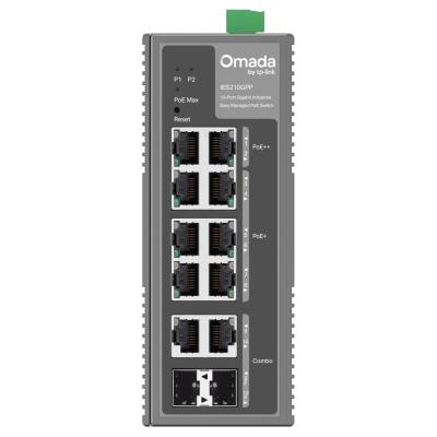 TP-Link IES210GPP - 10-portový Omada Industry PoE Switch, 2x GLAN PoE++, 6x GLAN PoE+, 2x GLAN, 2x Combo Gigabit SFP