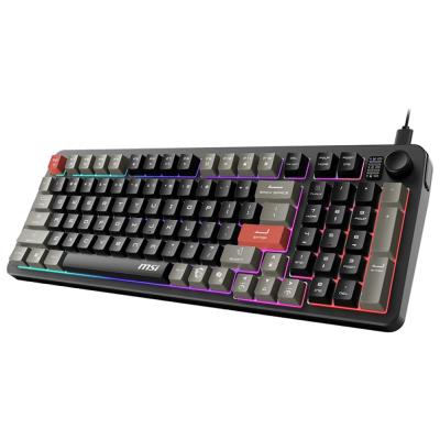 MSI herní klávesnice FORGE GK110/ drátová/ RGB podsvícení/ USB/ CZ+SK layout