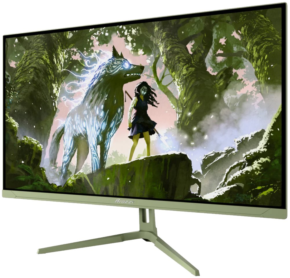 AROZZI NOVA herní monitor 27" 27T2K180 Forest Green/ LED/ 2560x1440/ 180Hz/ IPS/ 1000:1/ 1ms/ 2xHDMI/ 2xDP/ mech. zelený