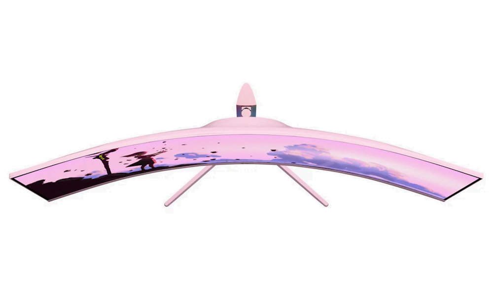 AROZZI NOVA herní monitor 49" 49TUW165 Pink/ LED/ 5120x1440/ 165Hz/ VA/ 3000:1/ 1ms/ 2xHDMI/ DP/ USB-C/ růžový