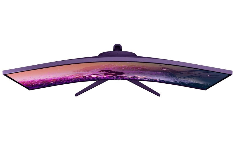 AROZZI NOVA herní monitor 34" 34T2K165 Purple/ LED/ 3440x1440/ 165Hz/ VA/ 4000:1/ 1ms/ 2xHDMI/ 2xDP/ fialový