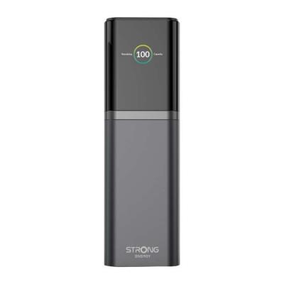 STRONG ultra power banka S-19/ 12 000 mAh/ TFT displej/ nabíjení tří zařízení současně/ 1x USB/ 2x USB-C/ PD 3.1/ černá