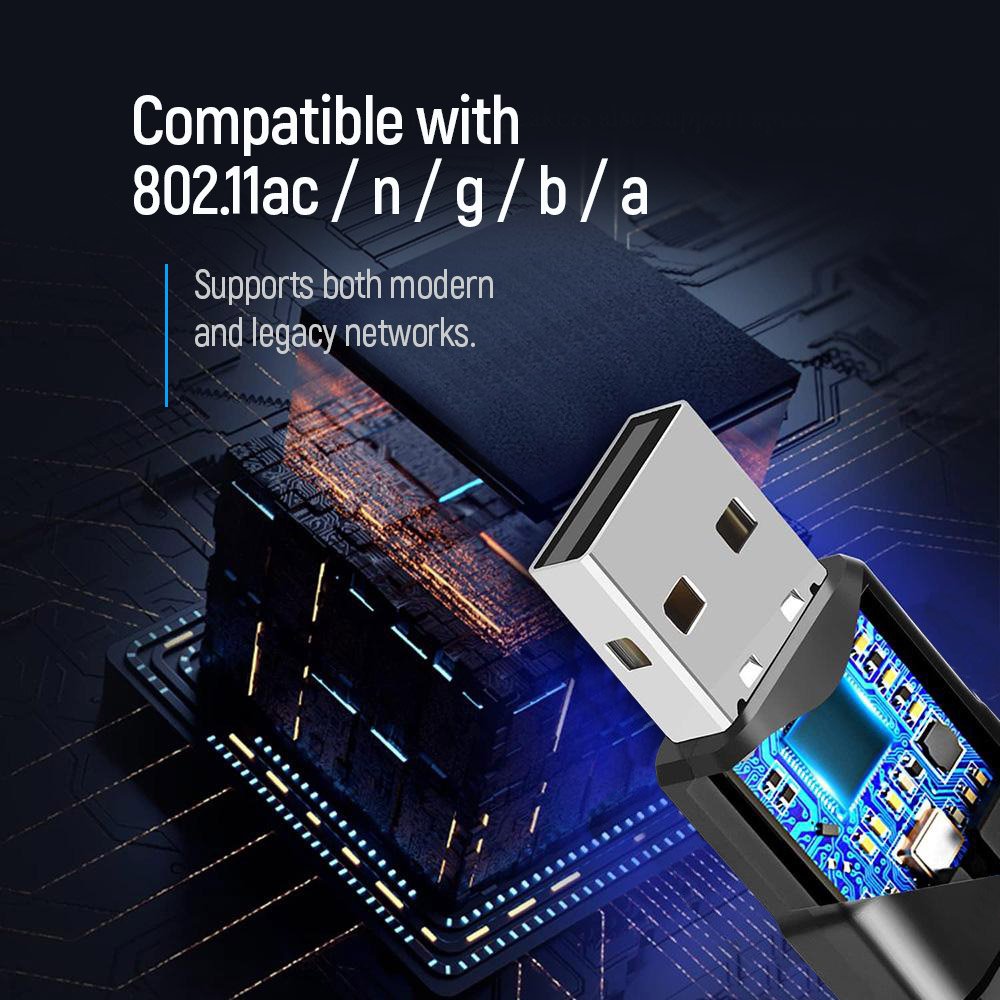 Colorway Dual band Wi-Fi Adaptér 2.4GHz, 5GHz/ USB-A