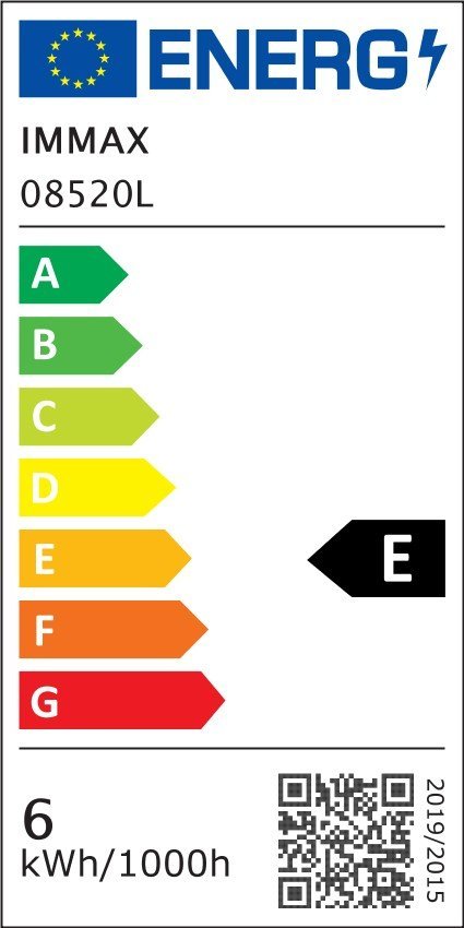 IMMAX LUXLINE venkovní LED nástěnné osvětlení, 6W, 3000K, 240V, IP54, černé