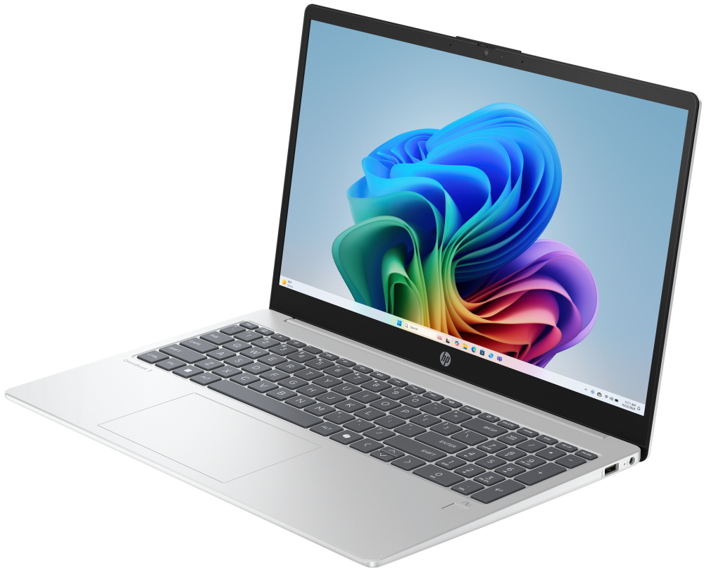 HP OmniBook 3 AI PC 15-fn0001nc/ Ryzen AI 7 350/ 24GB DDR5/ 512GB SSD/ Radeon Graphics/ 15,6"FHD,matný/ W11H/ stříbrný