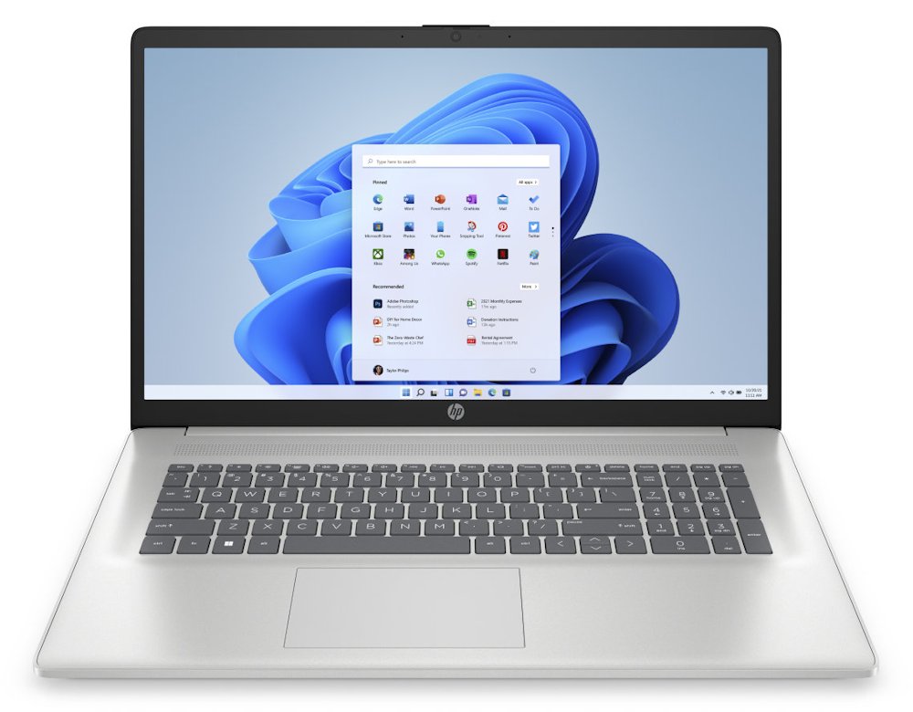 HP 17-cp2002nc/ Ryzen 5 7520U/ 8GB DDR5/ 512GB SSD/ Radeon Graphics/ 17,3"HD+,matný/ W11H/ stříbrný