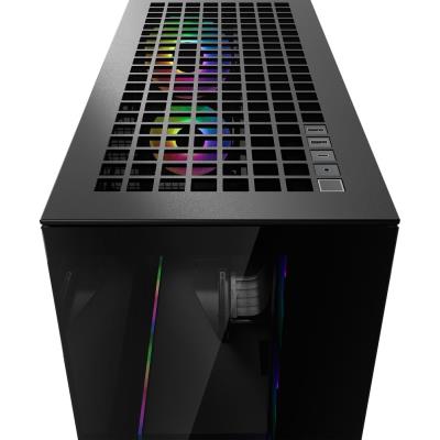 ARCTIC skříň Xtender / E-ATX / 2x120mm ARGB fan / 2xUSB / USB-C / vertical GPU kit / tónované sklo / černá