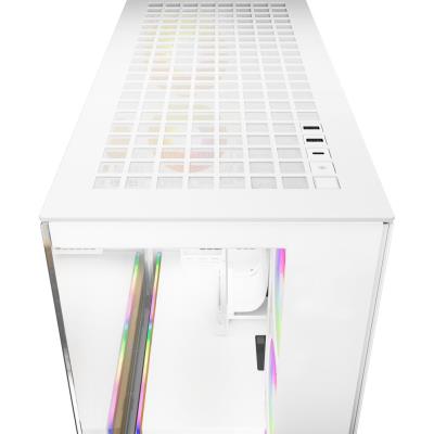 ARCTIC skříň Xtender / E-ATX / 2x120mm ARGB fan / 2xUSB / USB-C / vertical GPU kit / čiré sklo / bílá