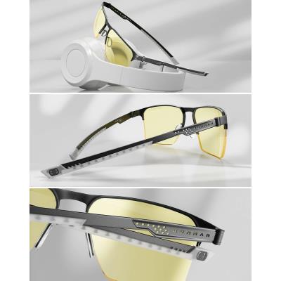 GUNNAR kancelářske/herní brýle ECHO ONYX  jantarová skla BLF 65 GUNNAR focus