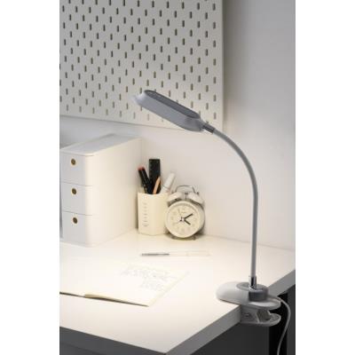 IMMAX LED stolní lampička CLIP/ 7,5W/ DC 12V/1A/ CCT/ IP20/ bílá