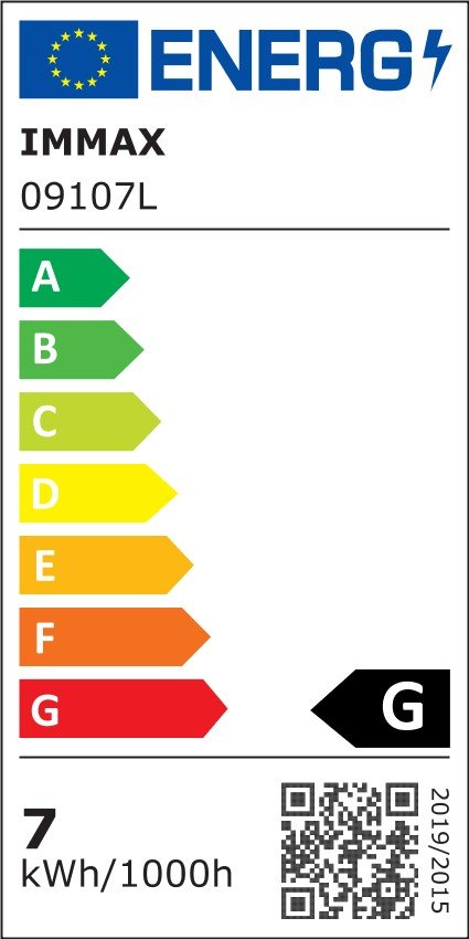 IMMAX LED stolní lampička LUMI/ Qi nabíjení/ 7W/ 300lm/ 12V/2A/ stmívatelná/ bílá