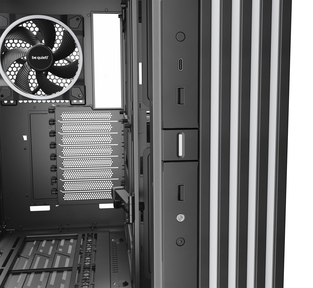 POŠKOZENÝ OBAL - Be quiet! skříň LIGHT BASE 900FX / ATX / ARGB pásek / 4x140mm ARGB fan / 2xUSB 3.0 / USB-C / panoramatická / ...