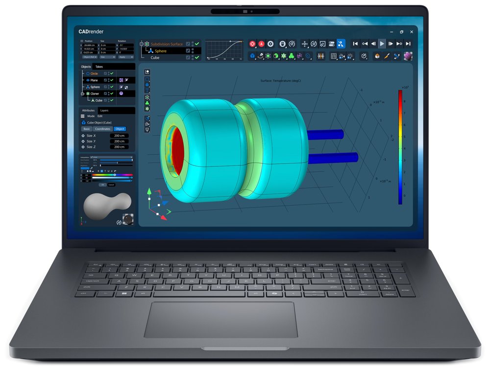 DELL Pro Max Plus 18 MB18250/ U7-265HX/ 32GB/ 1TB SSD/ 18" QHD+/ RTX PRO 3000 12GB/W11Pro/ 3Y PS on-site