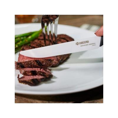 Kyocera Sada steakových nožů, 2 ks, černá rukojeť, bílá čepel