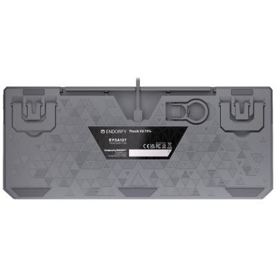Endorfy mechanická klávesnice Thock V2 75% / drátová / ARGB /  red sw. / USB / zmenšená / US layout