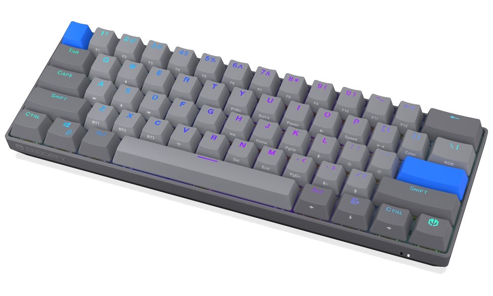 Endorfy mechanická klávesnice Thock V2 Compact / bezdrátová / ARGB /  yellow sw. / USB / kompaktní / US layout