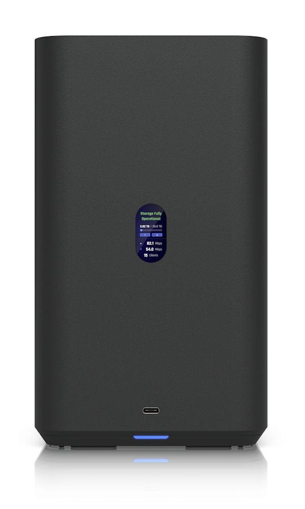 Ubiquiti UniFi UNAS 2 B - NAS server, 2x 3,5" slot HDD/SSD, RAID, 2.5GbE, 5Gbps USB-C, PoE++, černý