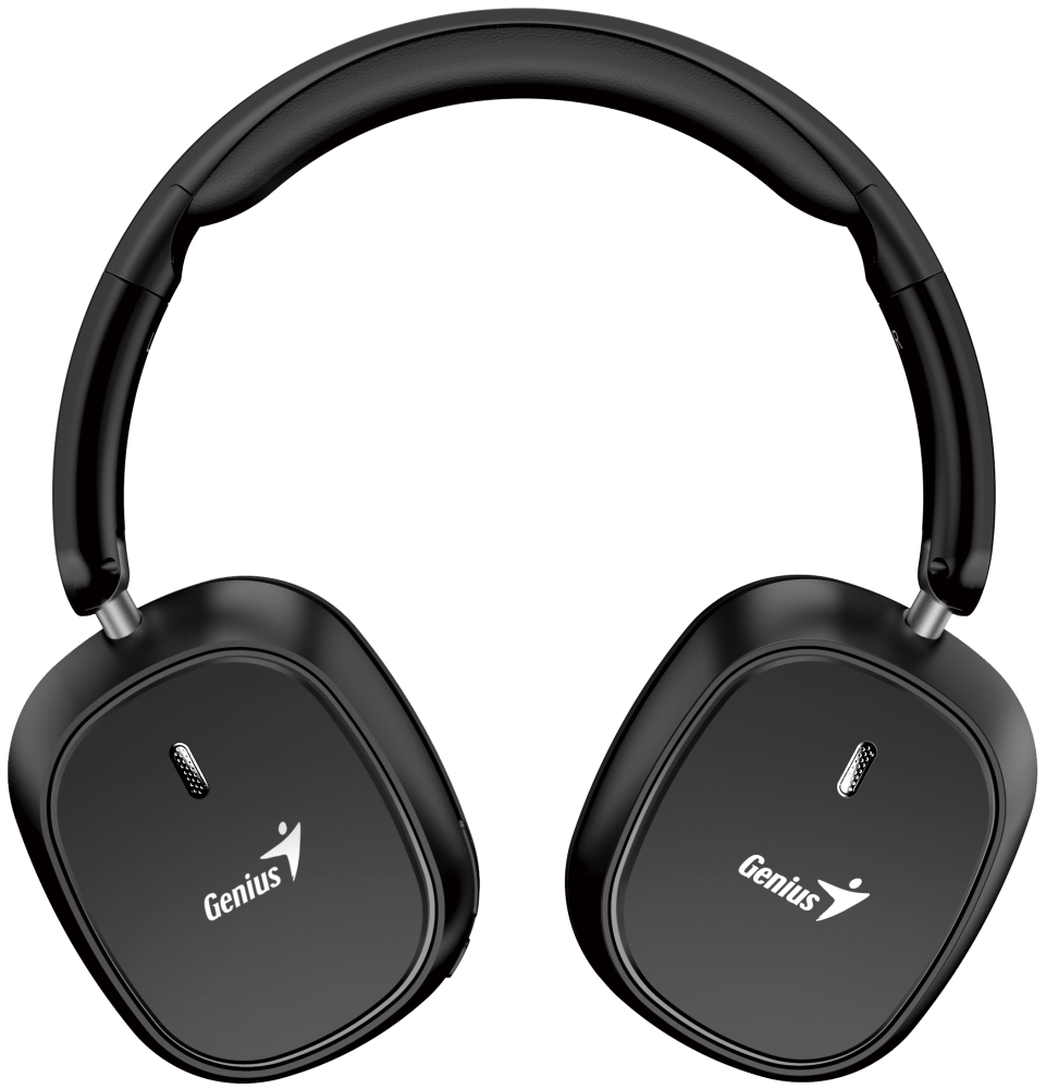 GENIUS bezdrátový headset HS-820BT/ černý/ BT5.4/ USB-C nabíjení/ skládací
