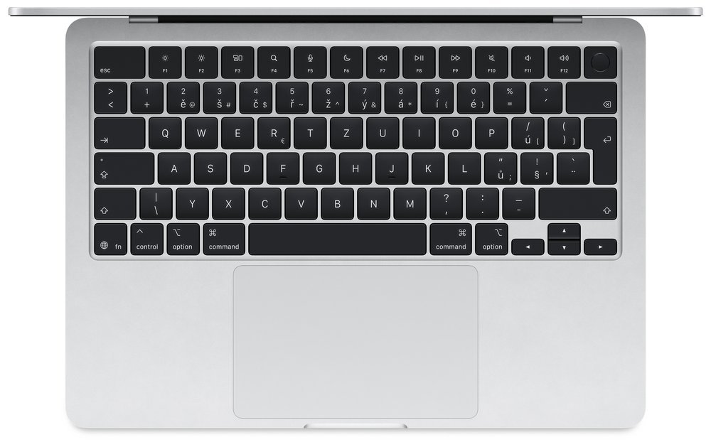 Apple MacBook Air 13,6'' (2025) / M4 / 10C CPU / 8C GPU / 16GB RAM / 256GB SSD / Stříbrný