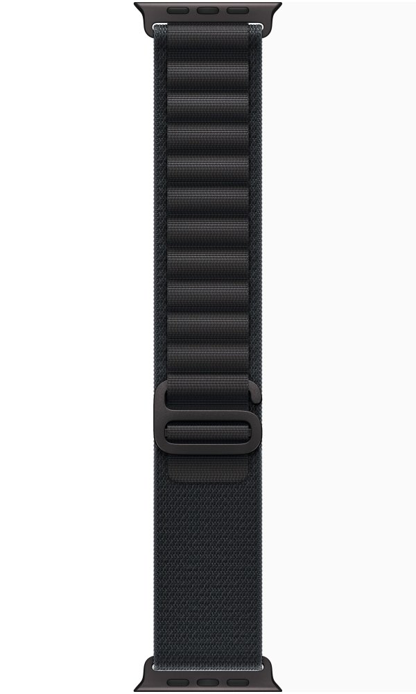 Apple Watch Ultra 3 49mm Černý titan s černým alpským tahem - M