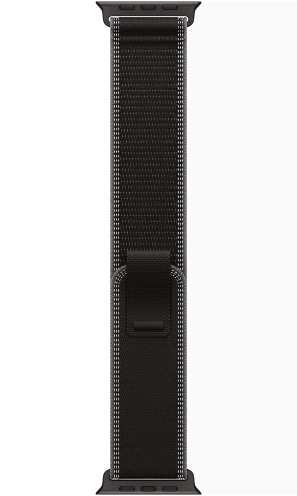Apple Watch Ultra 3 49mm Černý titan s černým trailovým tahem - M/L
