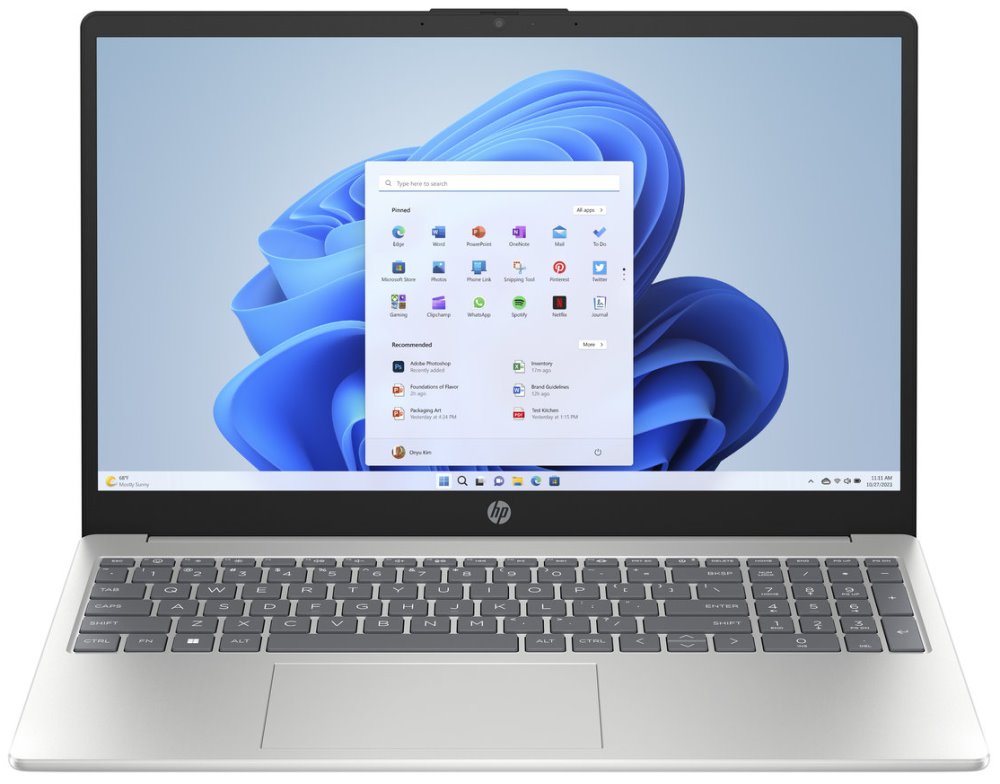 HP 15-fd0010nc/ Intel N100/ 8GB DDR4/ 128GB UFS/ Intel UHD/ 15,6"FHD,matný/ W11H-S/ bílý