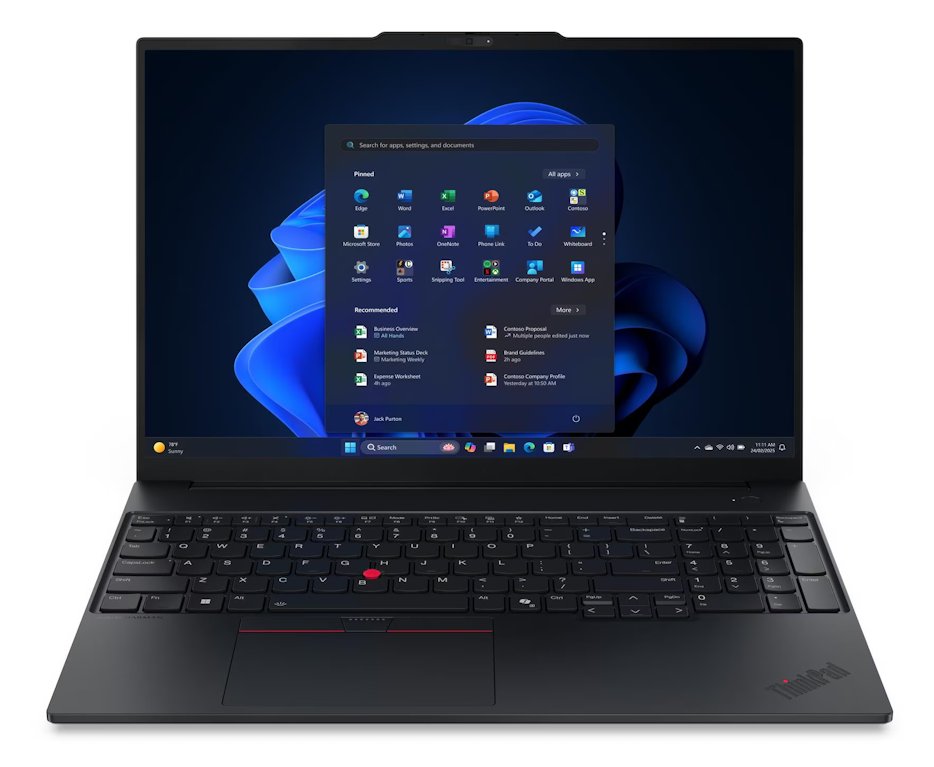 Lenovo E16 Gen 3/ Core 5 210H/ 16GB DDR/ 512GB SSD/ Intel Graphics/ 16"WUXGA,matný/ W11H/ černý