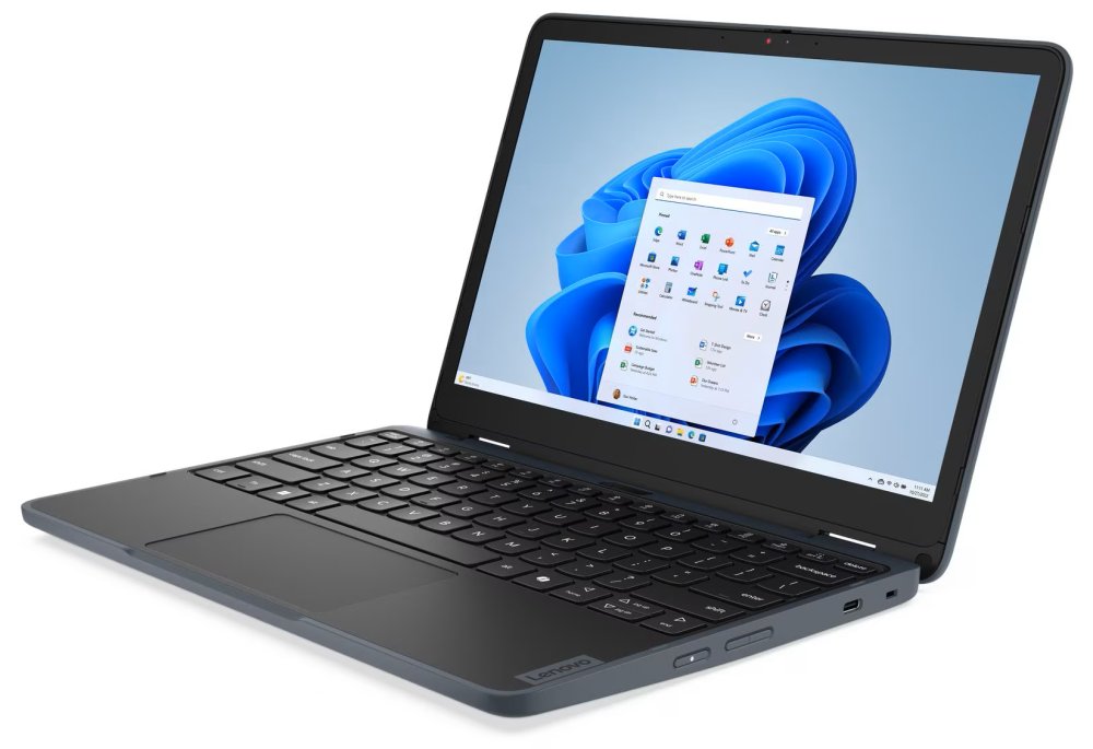 Lenovo 300w 2-in-1 G5/ N150/ 4GB DDR5/ 128GB UFS/ Intel Graphics/ 11,6"HD,touch/ W11P/ šedý