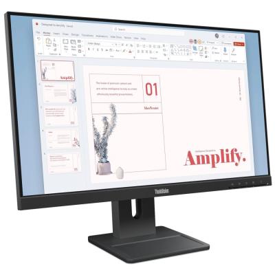 Lenovo E24-40/ 23,8" / IPS/ 1920x1080/ 16:9/ 250cd/m2cmd/ 1300:1/ 6ms/ HDMI/ DP/ VGA/ PIVOT