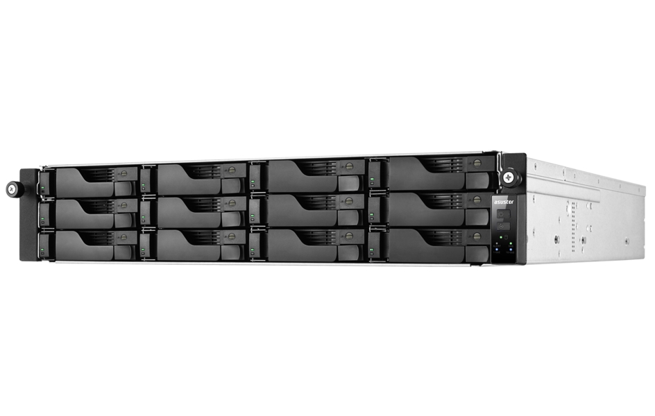 Asustor NAS AS7212RDX+RAIL / 12x 2,5"/3,5" SATA III/ AMD Ryzen 7 3,8GHz / 16GB/ 2x1GbE + 2x10GbE/ red. zdroj