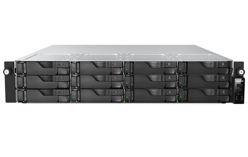 Asustor NAS AS7212RDX+RAIL / 12x 2,5"/3,5" SATA III/ AMD Ryzen 7 3,8GHz / 16GB/ 2x1GbE + 2x10GbE/ red. zdroj