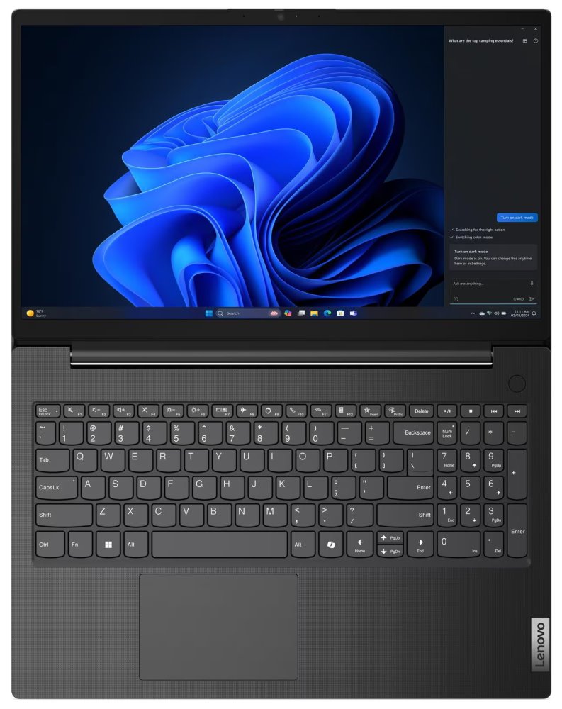 Lenovo V15 G5/ i3-1315U/ 16GB DDR5/ 512GB SSD/ Intel UHD/ 15,6"FHD,matný/ bez OS/ černý
