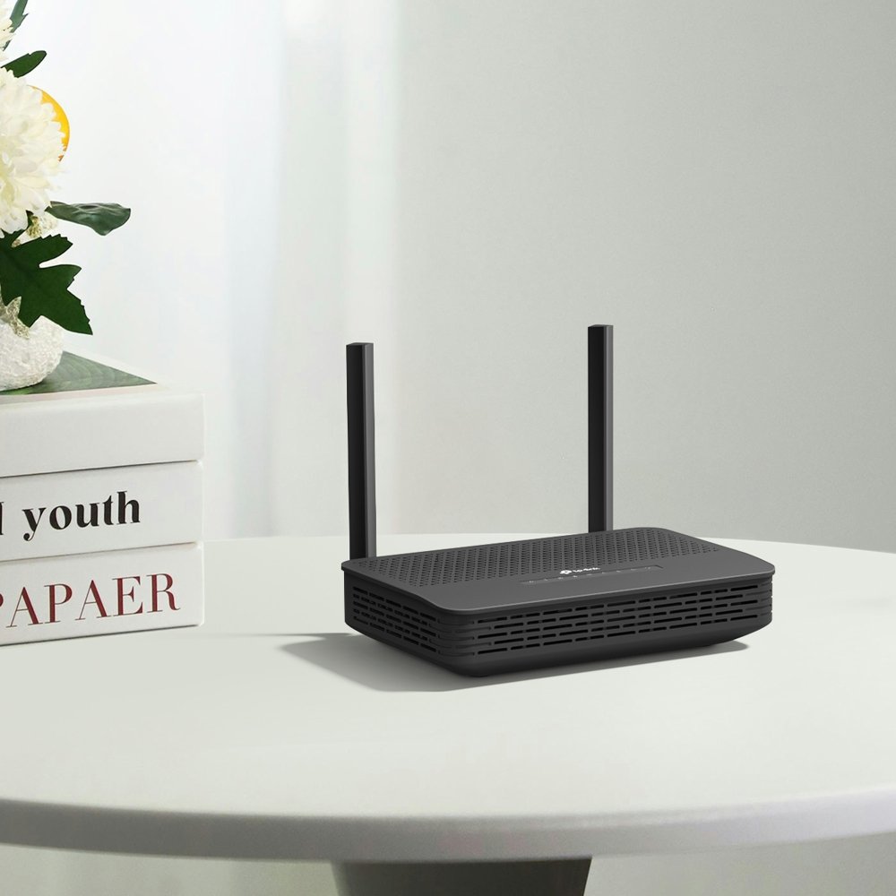 TP-Link XX530v AX3000 Wireless Gigabit GPON HGU, VoIP, 1x GWAN, 3x GLAN, 1x RJ11 FXS port, Easymesh