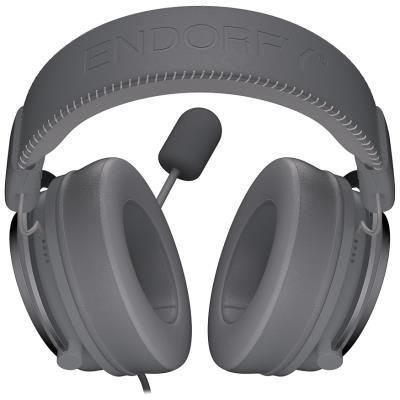 Endorfy headset VIRO Plus USB / drátový / s odnímatelným mikrofonem / USB / šedý