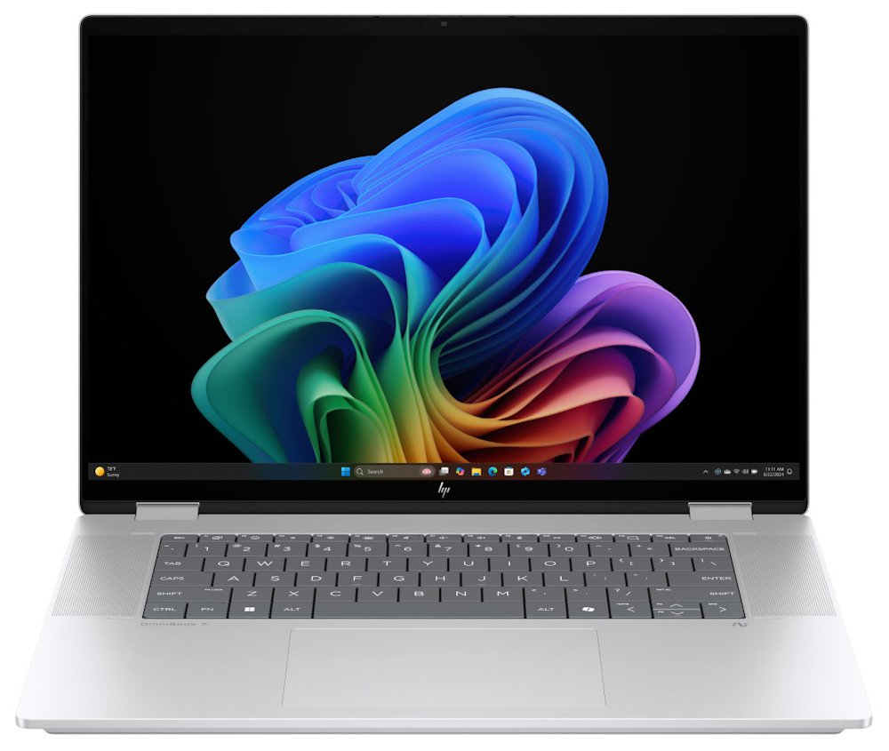 HP OmniBook X Flip AI 16-as0000nc/ Core Ultra 5-226V/ 16GB DDR5/ 1TB SSD/ Intel Arc/ 16"2K,OLED,touch/ W11H/ stříbrný