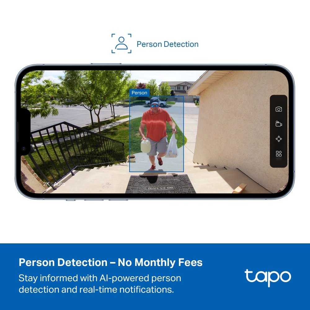 TP-Link Tapo C400 KIT Solární WiFi Kamera, venkovní, 2MPx, 1920 x 1080, audio, IR 10m, MicroSD, IP65