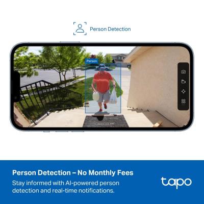 TP-Link Tapo C400 KIT Solární WiFi Kamera, venkovní, 2MPx, 1920 x 1080, audio, IR 10m, MicroSD, IP65